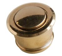 Vimar Pulsante ribassato ottone targa Patavium - R243