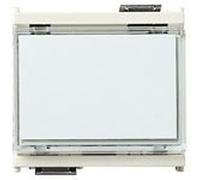 Vimar 16190.B Pulsante targhetta 1P NO 10A 12-24V bianco