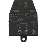 Vimar 03991 Modulo relè magnetico Quid per luci ad impulsi sequenziali ON/OFF, 1 ingresso per pulsante NO, 1 uscita a relè NO 10 A 220-240 V, 50/60 Hz