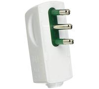 Vimar RI.00206B spina piatta a squadra SICURY, 10A uscita cavo 90°, bianco
