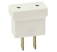 Vimar RI.01351B adattatore da viaggio spina USA presa italiana 10 A bianco