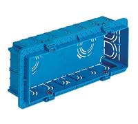Vimar Scatola incasso portafrutti V71306 6/7 posti Blu