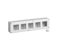 Vimar scatole di superficie - Scatola ip40 10 modulo 2x5 serie piatta