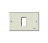 Vimar Serie 8.000 - Placca 1 modulo alluminio vite Serie 8000 Oro