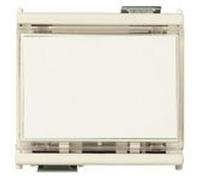 PULSANTE TARGHETTA PORTANOME 2 MODULI ILLUMINABILE 08420 VIMAR SERIE 8000