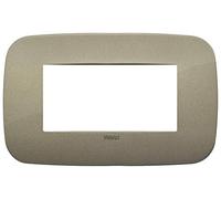 Vimar serie Arke - Cornice rotonda 4 moduli tecnopolimero verde