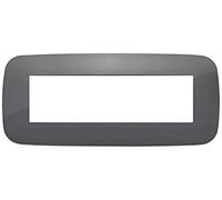 Vimar Placca Round Arkè 7 moduli Tecnopolimero Grigio