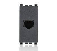 Vimar Serie Arke - Presa telefonica rj12 6/6 grigio