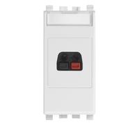Vimar Serie Eikon - Connettore altoparlante bianco