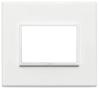 Placca Vimar Eikon Evo 3 moduli bianco totale 21653.17