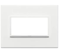 Placca 4 moduli Vimar Eikon EVO bianca totale 21654.17