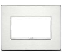 Vimar Serie eikon evo - Placca 4 moduli alluminio serie eikon lucido