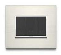 Vimar 21654.08 Placca 4 moduli Titanio Evo