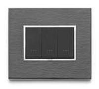 Vimar Serie eikon evo - Placca 4 moduli pietra serie eikon ardesia