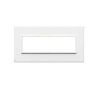 Placca 7M bianco totale Vimar Eikon Evo 21657.17