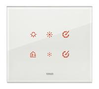 Vimar Serie Eikon Evo - Placca Touch 3 moduli vetro Eikon Evo diamante
