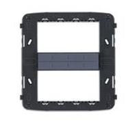 Vimar Serie Eikon Evo - Supporto 8 moduli con viti