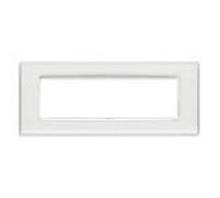 Placca Vimar Eikon Classic Reflex bianco ghiaccio 7 moduli 20657.B41
