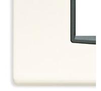 Vimar Serie Eikon - Placca Classica 14 modulo plastico bianco