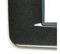 Vimar Serie Eikon - Placca rotonda 4 moduli metallo verniciato antracite