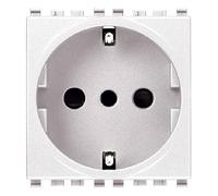 Vimar Serie Eikon - Presa 2 poli + terra 16 A P30 Bianco