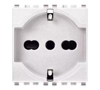 Vimar Serie Eikon Presa 2P+T 16A 250V Standard Italiano Universale Sicury - Colore: Bianco, CONFEZIONE: 1 pz.
