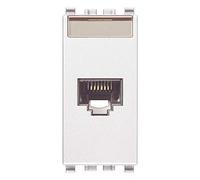 Vimar Serie Eikon - Presa RJ45 Netsafe Cat6 utp-110 Bianco