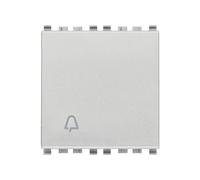 Pulsante 1P NO 10A campanello 2M grigio 20008.2.C VIMAR