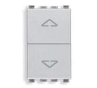 Due pulsanti interbloccabili Vimar Eikon 20062.N silver