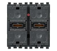 Vimar Serie Eikon - Pulsante doppio semplice + Attuatore