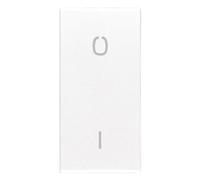Vimar Serie Eikon - Tasto 1 modulo simbolo O/-i Bianco