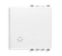 Vimar Serie Eikon - Tasto 2 Modulo simbolo luce bianco