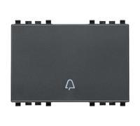 Vimar Serie Eikon - Tasto 3 Modulo simbolo campanello Grigio