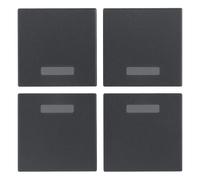 Vimar Serie Eikon - Tasto 4 calze 1 modulo senza simbolo Grigio