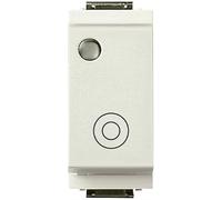 Vimar Serie Idea 17010.L.B Pulsante 1 polo Contatto aperto 10 A Generico luminoso bianco sele