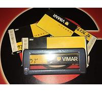 Vimar Serie Idea - Piastra metallica Rondo 6 modulo blu ceruleo