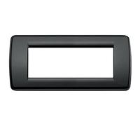 Vimar serie idea - Piastra rotonda 5 modulo nero