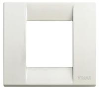 Vimar Serie Idea - Placca Classica 1 - 2 modulo metallo avorio