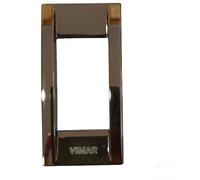 Vimar Serie Idea - Placca Classica 1 modulo pannello metallo cromato nero