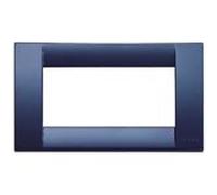 Vimar Serie Idea - Placca Classica 4 Modulo plastico blu zaffiro