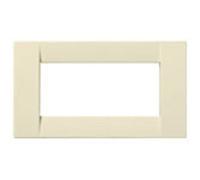 Vimar Serie Idea - Placca Classica 4 Modulo Silk Bianco Idea