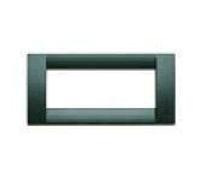 Vimar Serie Idea - Placca classica 5 moduli plastica verde