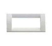 Vimar serie idea - Placca classica 5 modulo plastica bianca lucida