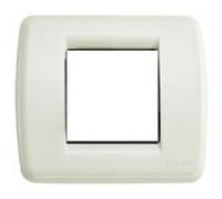 Vimar Serie Idea - Placca Rondo 1 - 2 modulo metallo avorio