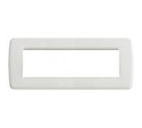 Vimar Serie Idea - Placca Rondo 6 modulo Silk Bianco Idea