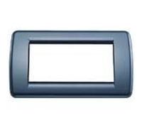 Vimar serie idea - Placca rotonda 5 modulo blu zaffiro