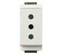 Vimar serie idea - Presa 2 poli+terra 10a p11 bianco