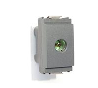 Vimar Serie Idea - Presa TV Terminale 9,5 IEC grigio