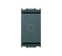 Vimar serie idea - Pulsante 1 polo contatto chiuso 16 A grigio