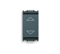 Doppio Pulsante Vimar Idea a commutatore 10A con frecce antracite 16150